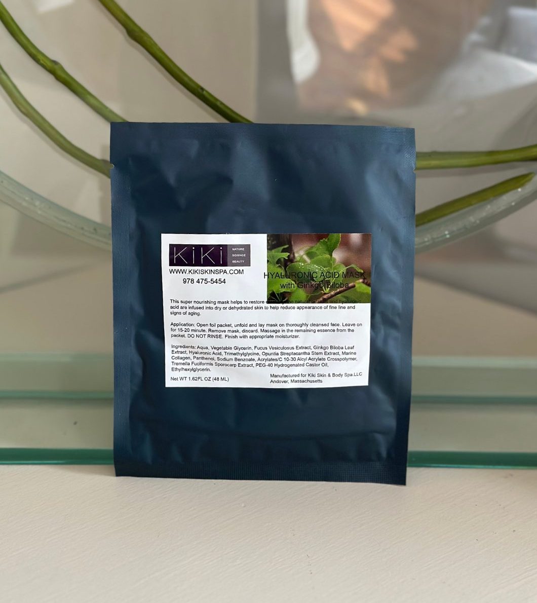 Kiki Kosmetiks Hyaluronic Acid Mask with Gingko Biloba